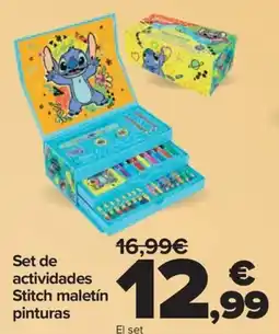 Carrefour Set de actividades Stitch maletín oferta
