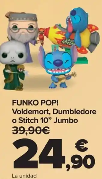 FUNKO POP! Voldemort, Dumbledore o Stitch 10" Jumbo