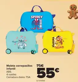 Carrefour Maleta correpasillos infantil oferta