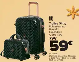 Carrefour IT Trolley Glitzy oferta
