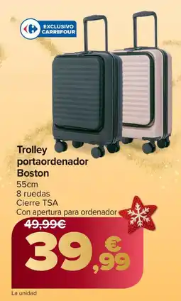 Carrefour Trolley portaordenador Boston oferta