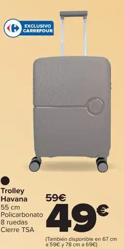 Carrefour Trolley Havana oferta