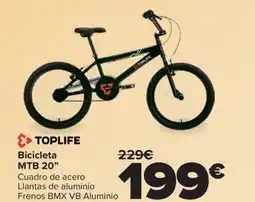 Carrefour TOPLIFE Bicicleta MTB 20" oferta