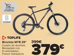 Carrefour TOPLIFE Bicicleta MTB 29" oferta