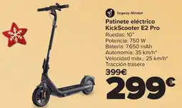 Carrefour Patinete eléctrico KickScooter E2 Pro oferta