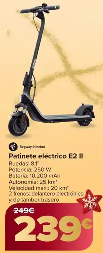 Carrefour Patinete eléctrico E2 II oferta