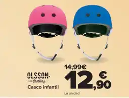 Carrefour OLSSON Casco infantil oferta