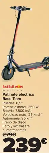 Carrefour RED BULL Patinete eléctrico Race Teen oferta