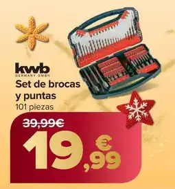 Carrefour KWB Set de brocas y puntas oferta