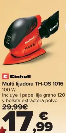 Carrefour EINHELL Multi lijadora TH-OS 1016 100 W oferta