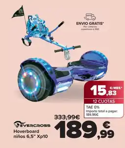 Carrefour EVERCROSS Hoverboard niños 6,5" Xp10 oferta