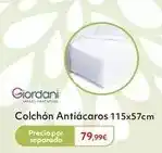 Giordani - colchon antiacaros 115x57cm