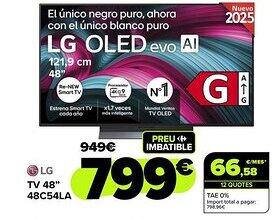 Carrefour LG TV 48" 48C54LA oferta