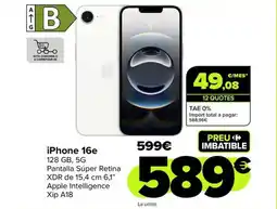 Carrefour iPhone 16e oferta