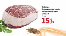 Alcampo EMCESA Redondo de vacuno marinado relleno tradicional oferta