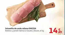 Alcampo EMCESA Solomillo de cerdo relleno oferta