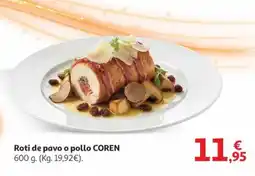 Alcampo COREN Roti de pavo o pollo oferta