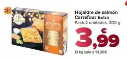 Carrefour Carrefour extra - hojaldre de salmón oferta