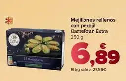 Carrefour Carrefour extra - mejillones rellenos con perejil oferta