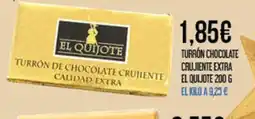 Claudio EL QUIJOTE Turrón chocolate crujiente extra oferta
