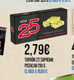 Claudio Turrón 25 suprema pistacho oferta