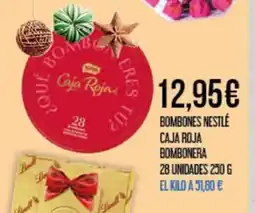 Claudio Bombones nestlé caja roja bombonera oferta
