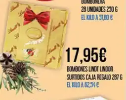 Claudio Bombones lindt lindor surtidos caja regalo oferta