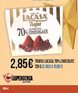 Claudio Trufas lacasa 70% chocolate oferta