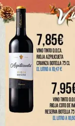 Claudio Vino tinto d.o.ca. rioja coto de imaz reserva botella oferta