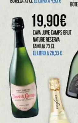 Claudio Cava juve camps brut nature reserva familia oferta