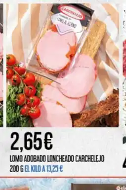 Claudio Lomo adobado loncheado carchelejo oferta
