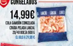 Claudio Cola gambón congelada cruda pelada lanzal 20/40 bolsa oferta