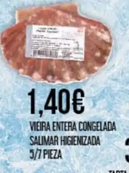 Claudio Vieira entera congelada salimar higienizada 5/7 pieza oferta