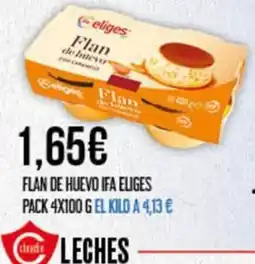 Claudio Flan de huevo ifa eliges oferta