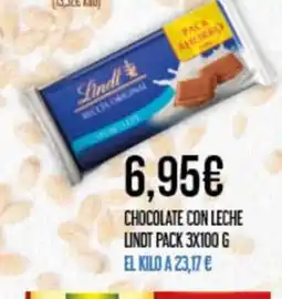 Claudio Chocolate con leche lindt pack oferta