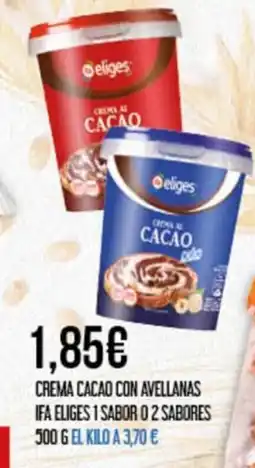 Claudio Crema cacao con avellanas ifa eliges 1 sabor o 2 sabores oferta