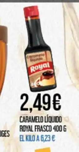 Claudio Caramelo líquido royal frasco oferta