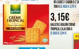 Claudio Galletas gullon creme tropical caja oferta