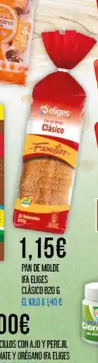 Claudio Pan de molde ifa eliges clásico oferta