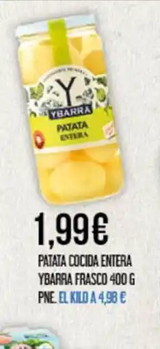 Claudio Patata cocida entera ybarra frasco oferta