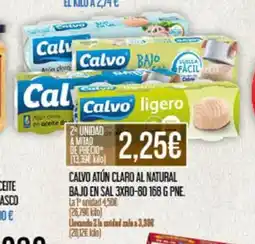 Claudio CALVO Atún claro al natural bajo en sal oferta