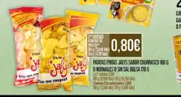 Claudio Patatas fritas jalys sabor churrasco o normales o sin sal bolsa oferta