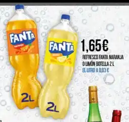 Claudio Refresco fanta naranja o limon botella oferta