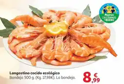 Alcampo Langostino cocido ecológico oferta