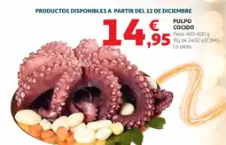 Alcampo Pulpo cocido oferta