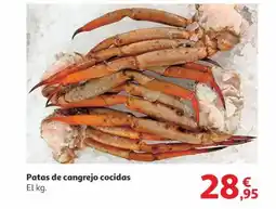Alcampo Patas de cangrejo cocidas oferta