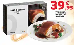 Alcampo Cochinillo en cuartos la quinta oferta