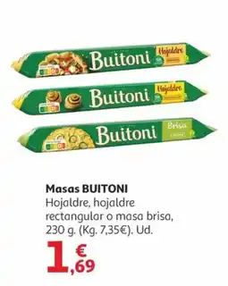 Alcampo BUITONI Masas oferta
