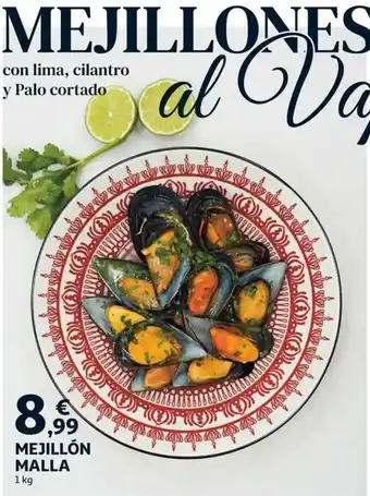 Alcampo Mejillón malla oferta