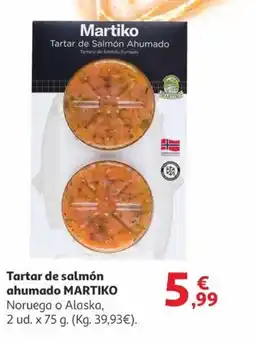 Alcampo MARTIKO Tartar de salmón ahumado oferta